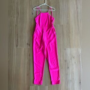 L’atiste Hot Pink Backless Pantsuit